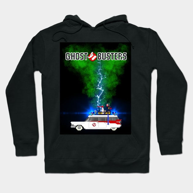 Ecto 1 Ghost Busters Hoodie by TommySniderArt